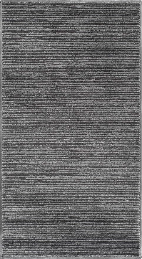 SAFAVIEH Vision Collection Accent Rug - 2'2" x 4', Grey, Modern Ombre Design, Non-Shedding & Easy to Clean, Ideal for Entryway, Foyer, Bedroom (VSN606D)
