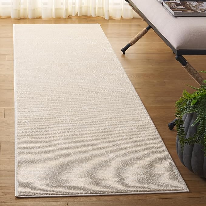 SAFAVIEH Revive Collection Runner Rug - 8', Ivory, Non-Shedding & Easy Care, Ideal for High Traffic Areas in Living Room, Bedroom, Dining (REV102A-28)