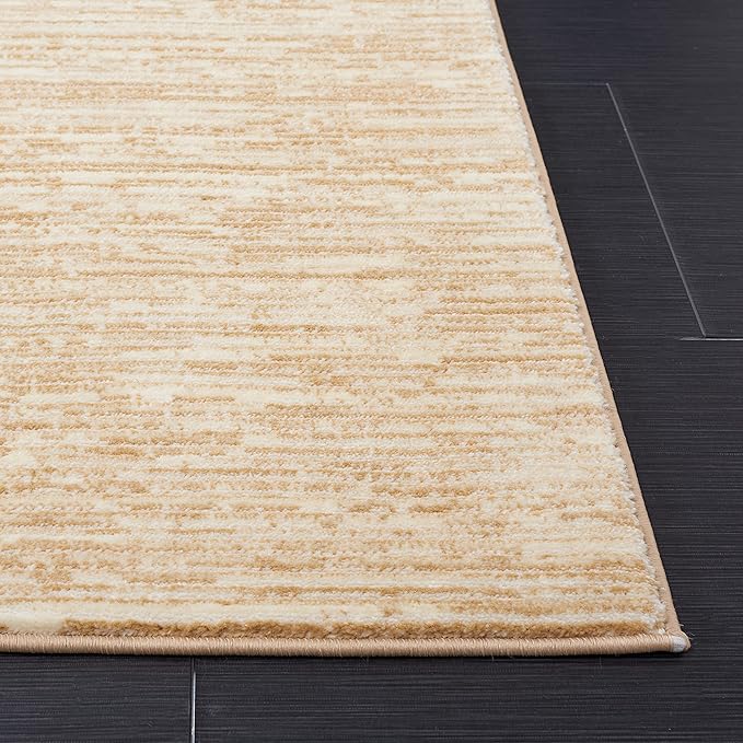 SAFAVIEH Area Rug 6x9 - Vision Collection - Beige, Modern Ombre Design, Non-Shedding & Easy to Clean, Ideal for Living Room, Bedroom, Dining Space (VSN606H)