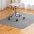 Office Chair Mat for Hardwood Floor Under Desk Computer Rolling Chair Mat for Wood/Tile Floor Non-Slip Heavy Duty Desk Rug PVC Plastic Hard Floor Protector 45"x 53" (Gray)