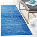 SAFAVIEH Adirondack Collection Runner Rug - 2'6" x 12', Light Blue & Dark Blue, Modern Ombre Design, Non Shedding & Easy to Clean, Ideal for Hallway, Foyer, Kitchen, Entryway, Bedroom (ADR113F)