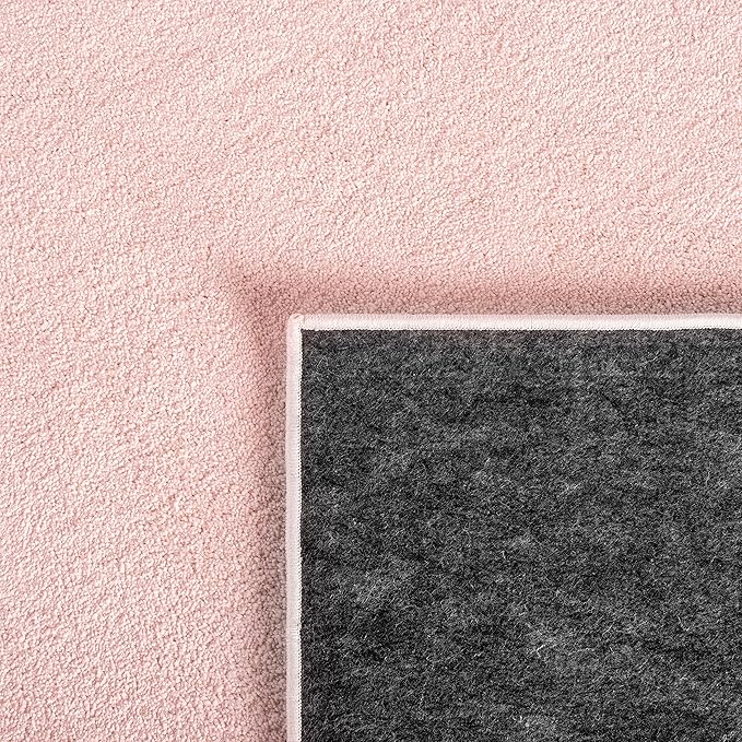 SAFAVIEH Plain and Solid Collection Runner Rug - 2'2" x 12', Pink, Non-Shedding & Easy Care, Ideal for High Traffic Areas in Living Room, Bedroom (PNS320-4406)