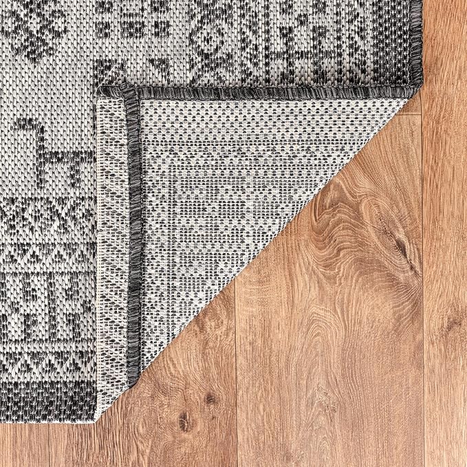 Keen Home Design Terrace Outdoor Throw Rug - 3x5 Washable Indoor/Outdoor Rug for Patio, Kitchen, Balcony, Beach, Garden, Deck and Porch, Size: 3'x5'