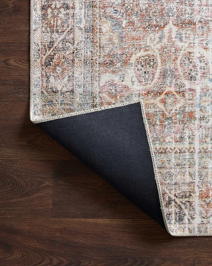 Loloi Adrian Collection ADR-05 Sunset/Charcoal 8'-6" x 11'-6", .19" Thick Area Rug