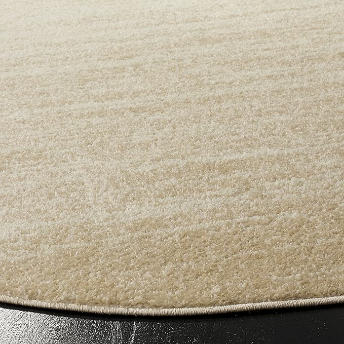SAFAVIEH Adirondack Collection Area Rug - 6' x 8' Oval, Champagne & Cream, Modern Ombre Design, Non Shedding & Easy to Clean, Ideal for Living Room, Bedroom, Office, Dining Space (ADR113W)
