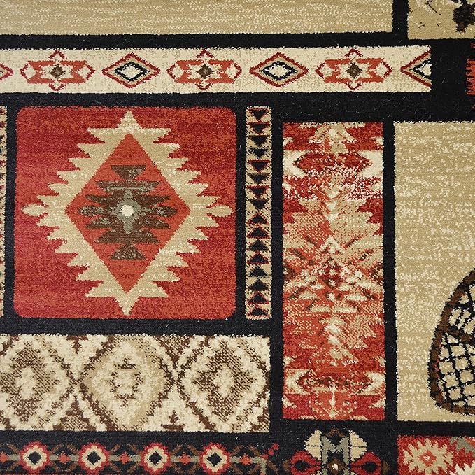 Mayberry Rug Patchwork Area Rug, 2'3"x3'3", Multi