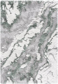 SAFAVIEH Horizon Shag Collection Area Rug - 11' x 15', Grey & Green, Modern Abstract Design, Non-Shedding & Easy Care, 2.6-inch Thick Ideal for High Traffic Areas in Living Room, Bedroom (HZN890Y)