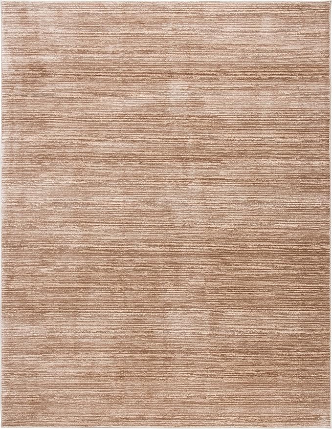 SAFAVIEH Area Rug 8x10 - Vision Collection - Large - Light Brown, Modern Ombre Design, Non-Shedding & Easy to Clean, Ideal for Living Room, Bedroom, Dining Space (VSN606C)