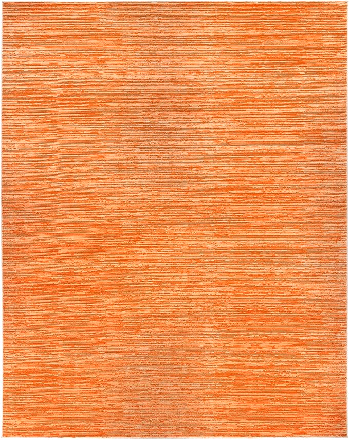 SAFAVIEH Area Rug 10x14 - Vision Collection - Large - Orange, Modern Ombre Design, Non-Shedding & Easy to Clean, Ideal for Living Room, Bedroom, Dining Space (VSN606P)