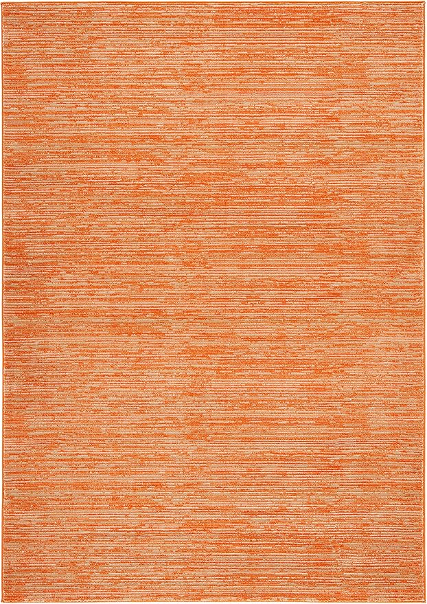 SAFAVIEH Vision Collection Area Rug - 5'1" x 7'6", Orange, Modern Ombre Design, Non-Shedding & Easy to Clean, Ideal for Living Room, Bedroom, Dining Space (VSN606P)