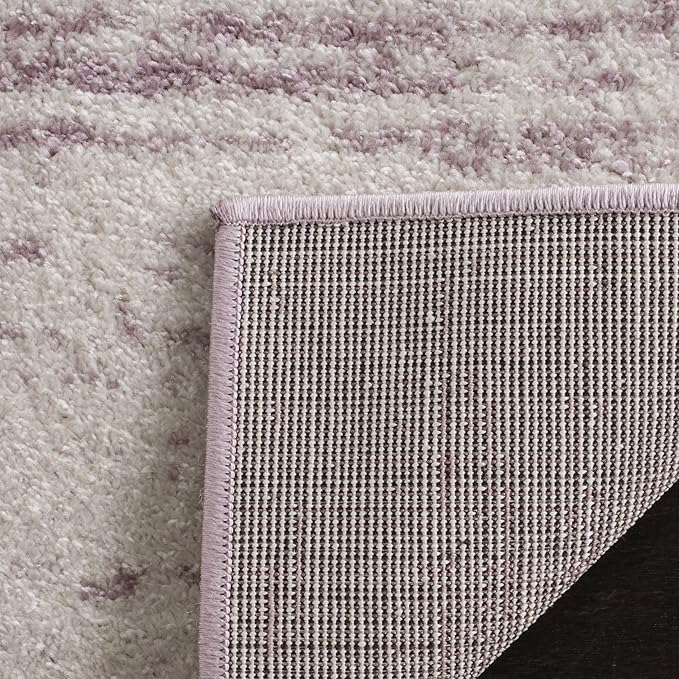 SAFAVIEH Adirondack Collection Runner Rug - 2'6" x 6', Cream & Purple, Modern Ombre Design, Non Shedding & Easy to Clean, Ideal for Hallway, Foyer, Kitchen, Entryway, Bedroom (ADR113L)