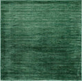 SAFAVIEH Vision Collection Area Rug - 5' Square, Dark Green, Modern Ombre Design, Non-Shedding & Easy to Clean, Ideal for Living Room, Bedroom, Dining Space (VSN606Y)