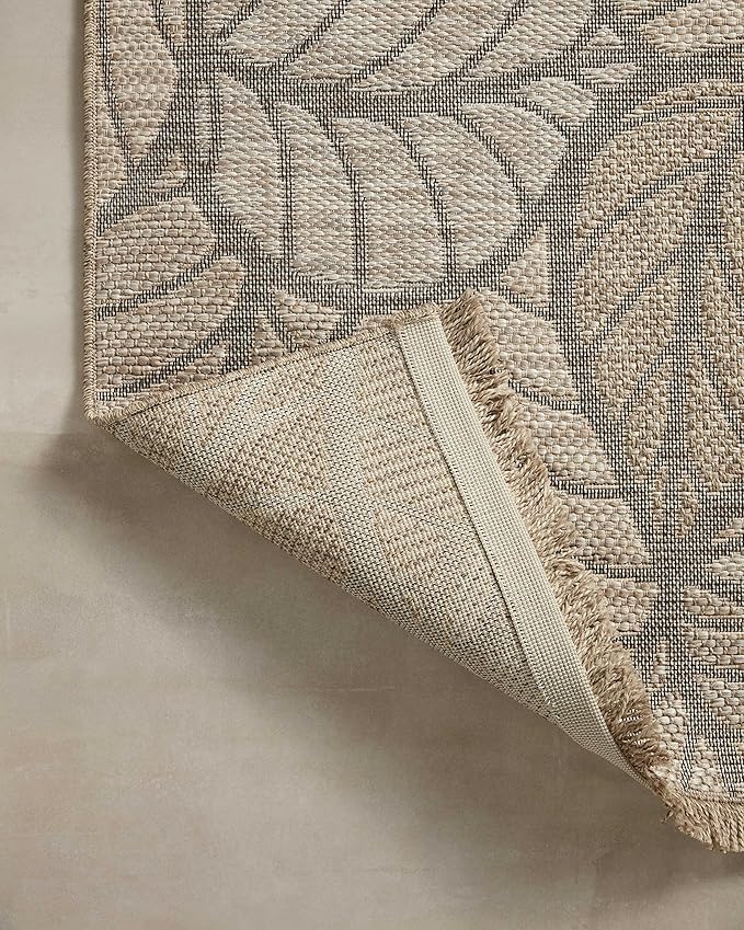 Loloi Dawn Collection Indoor/Outdoor DAW-05 Taupe 8'-10" x 12'-2" Area Rug