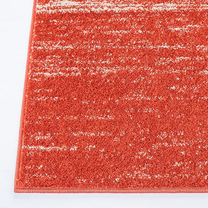 SAFAVIEH Adirondack Collection Area Rug - 5'5" x 7'7", Orange & Grey, Modern Ombre Design, Non Shedding & Easy to Clean, Ideal for Living Room, Bedroom, Office, Dining Space (ADR113P)