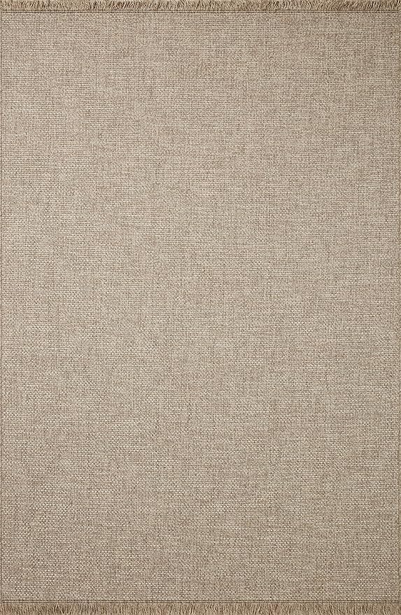 Loloi Dawn Collection Indoor/Outdoor DAW-04 Coffee 6'-4" x 9'-2" Area Rug