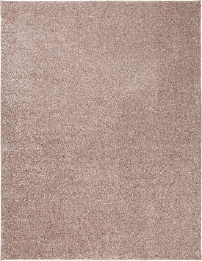 SAFAVIEH Plain and Solid Collection Area Rug - 5'5" x 7'7", Taupe, Non-Shedding & Easy Care, Ideal for High Traffic Areas in Living Room, Bedroom (PNS320-4429)