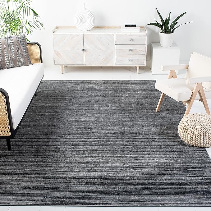 SAFAVIEH Area Rug 10x14 - Vision Collection - Large - Grey, Modern Ombre Design, Non-Shedding & Easy to Clean, Ideal for Living Room, Bedroom, Dining Space (VSN606D)