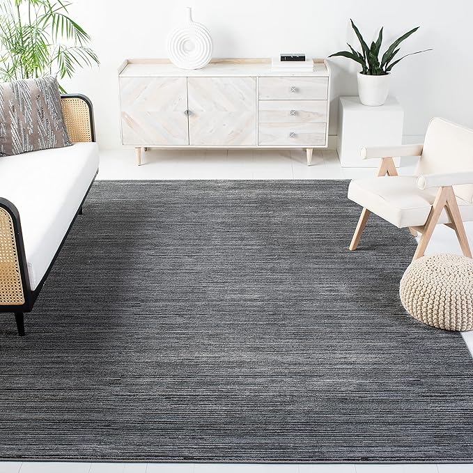 SAFAVIEH Area Rug 9x12 - Vision Collection - Large - Grey, Modern Ombre Design, Non-Shedding & Easy to Clean, Ideal for Living Room, Bedroom, Dining Space (VSN606D)