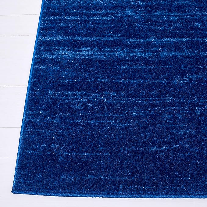 SAFAVIEH Adirondack Collection Area Rug - 9' Square, Light Blue & Dark Blue, Modern Ombre Design, Non Shedding & Easy to Clean, Ideal for Living Room, Bedroom, Office, Dining Space (ADR113F)