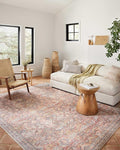 Loloi Adrian Collection ADR-02 Rust/Denim 2'-6" x 9'-6", .19" Thick Runner Rug