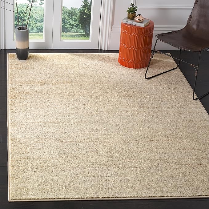 SAFAVIEH Area Rug 3x5 - Adirondack Collection - Champagne & Cream, Modern Ombre Design, Non Shedding & Easy to Clean, Ideal for Living Room, Bedroom, Office, Dining Space (ADR113W)