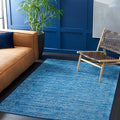 SAFAVIEH Area Rug 3x5 - Vision Collection - Blue, Modern Ombre Design, Non-Shedding & Easy to Clean, Ideal for Foyer, Entryway, Bedroom, Accent Space (VSN606M)