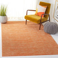 SAFAVIEH Vision Collection Area Rug - 5'1" x 7'6", Orange, Modern Ombre Design, Non-Shedding & Easy to Clean, Ideal for Living Room, Bedroom, Dining Space (VSN606P)