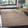SAFAVIEH Vision Collection Area Rug - 10' Square, Light Brown, Modern Ombre Design, Non-Shedding & Easy to Clean, Ideal for Living Room, Bedroom, Dining Space (VSN606C)