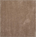 SAFAVIEH Milan Shag Collection Area Rug - 8' Square, Dark Beige, Solid Design, Plush 1.8-inch Thick, Non-Shedding, Ideal for High Traffic Areas in Living Room, Bedroom, Dining Room (SG180-1414-8SQ)