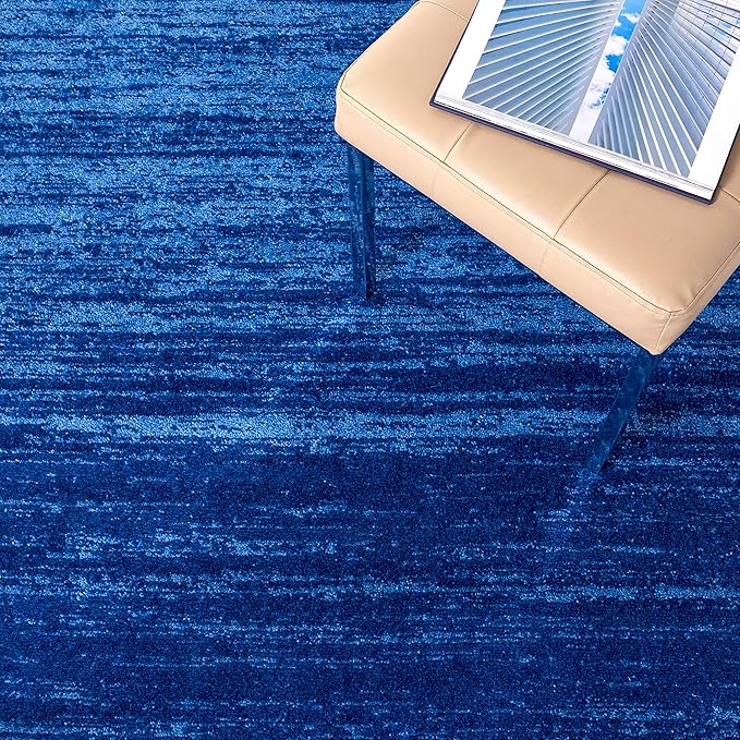 SAFAVIEH Area Rug 3x5 - Adirondack Collection - Light Blue & Dark Blue, Modern Ombre Design, Non Shedding & Easy to Clean, Ideal for Living Room, Bedroom, Office, Dining Space (ADR113F)