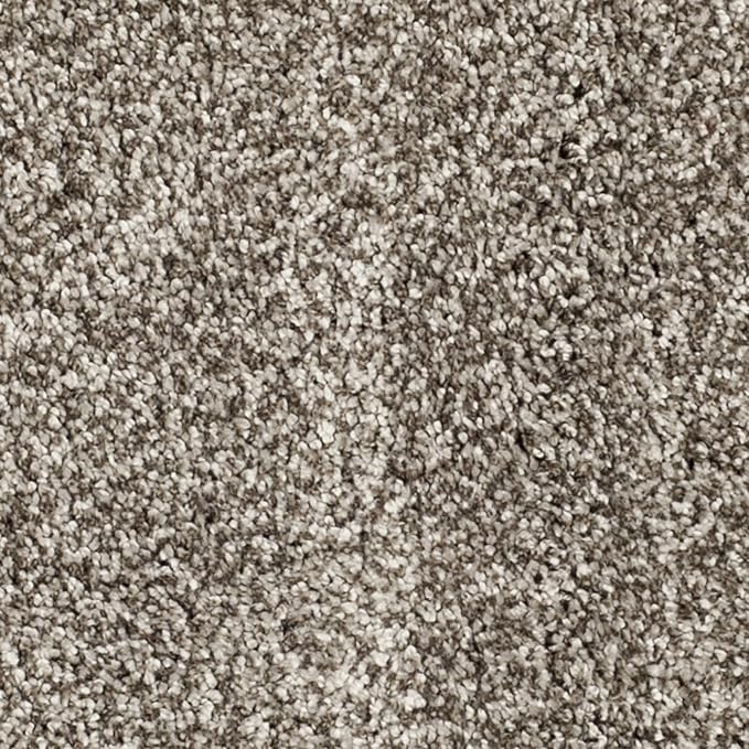SAFAVIEH Milan Shag Collection Area Rug - 5'1" Square, Grey, Solid Design, Non-Shedding & Easy Care, 2-inch Thick Ideal for High Traffic Areas in Living Room, Bedroom (SG180-8080)