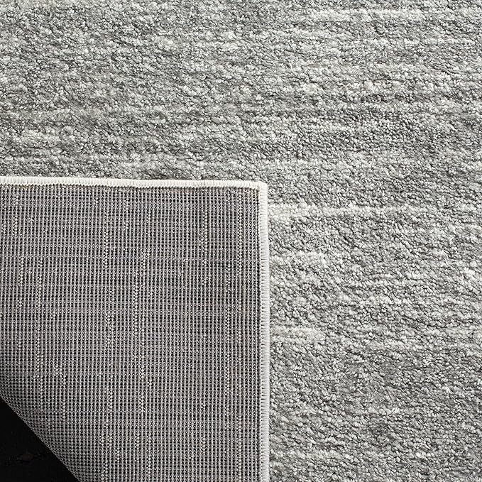 SAFAVIEH Area Rug 8x10 - Adirondack Collection - Large - Ivory & Silver, Modern Ombre Design, Non Shedding & Easy to Clean, Ideal for Living Room, Bedroom, Office, Dining Space (ADR113B)