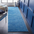 SAFAVIEH Vision Collection Runner Rug - 2'2" x 8', Blue, Modern Ombre Design, Non-Shedding & Easy to Clean, Ideal for Entryway, Foyer, Bedroom, Hallway (VSN606M)