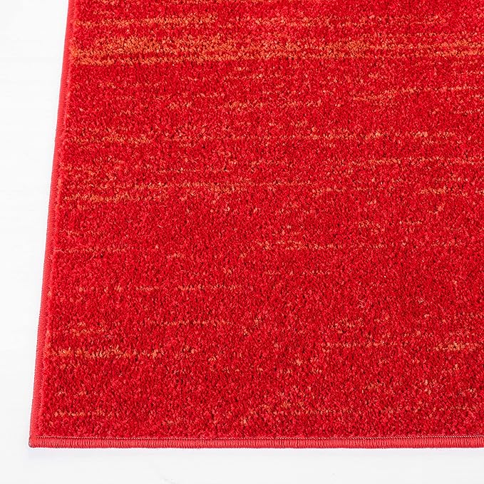 SAFAVIEH Adirondack Collection Accent Rug - 4'5" x 6'5", Red & Grey, Modern Ombre Design, Non Shedding & Easy to Clean, Ideal for Living Room, Bedroom, Office, Dining Space (ADR113Q)