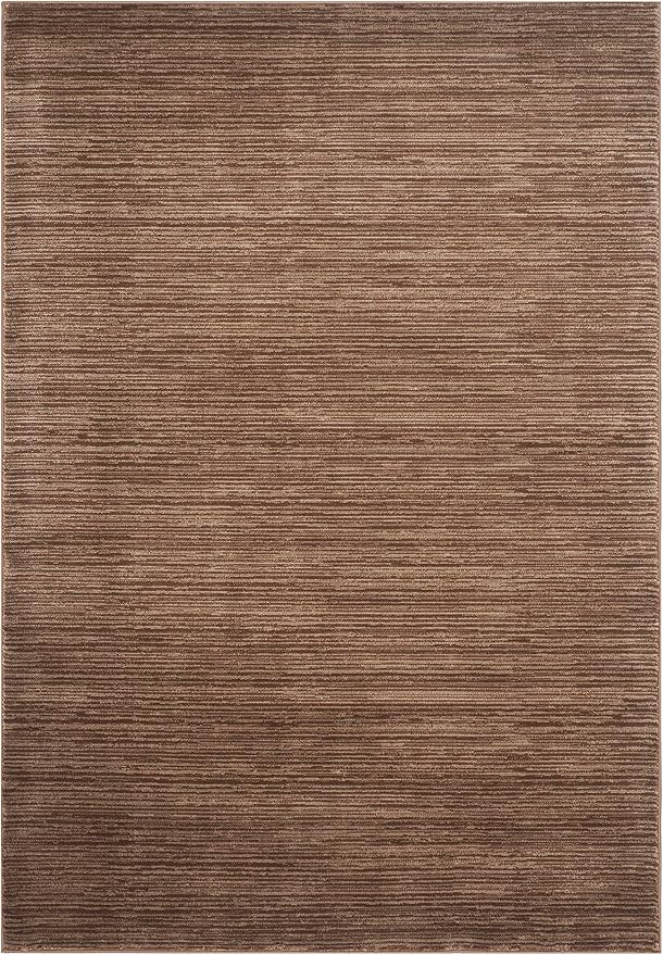 SAFAVIEH Area Rug 4x6 - Vision Collection - Brown, Modern Ombre Design, Non-Shedding & Easy to Clean, Ideal for Living Room, Bedroom, Dining Space (VSN606E)