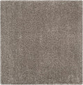 SAFAVIEH Milan Shag Collection Area Rug - 11' Square, Grey, Solid Design, Non-Shedding & Easy Care, 2-inch Thick Ideal for High Traffic Areas in Living Room, Bedroom (SG180-8080)