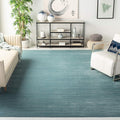 SAFAVIEH Area Rug 11x15 - Vision Collection - Large - Aqua, Modern Ombre Design, Non-Shedding & Easy to Clean, Ideal for Living Room, Bedroom, Dining Space (VSN606B)