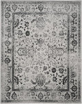 SAFAVIEH Area Rug 11x15 - Adirondack Collection - Large - Grey & Black, Distressed Vintage Floral Design, Non-Shedding & Easy to Clean, Ideal for Living Room, Bedroom, Dining Space (ADR109B)