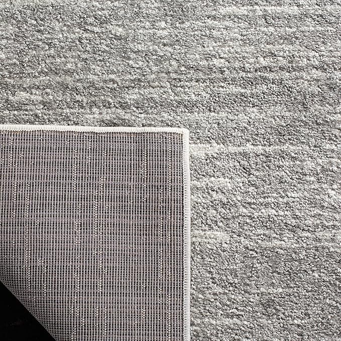 SAFAVIEH Adirondack Collection Area Rug - 11' Square, Ivory & Silver, Modern Ombre Design, Non Shedding & Easy to Clean, Ideal for Living Room, Bedroom, Office, Dining Space (ADR113B)