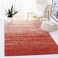 SAFAVIEH Area Rug 3x5 - Adirondack Collection - Orange & Grey, Modern Ombre Design, Non Shedding & Easy to Clean, Ideal for Living Room, Bedroom, Office, Dining Space (ADR113P)