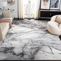 SAFAVIEH Craft Collection Accent Rug - 2'7" x 5', Grey & Silver, Modern Abstract Design, Non-Shedding & Easy Care, Ideal for High Traffic Areas in Entryway, Living Room, Bedroom (CFT877G)